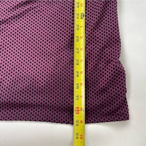 Intimately Free People Purple Black Microdot Bodycon Dress Size Medium - Picture 10 of 10